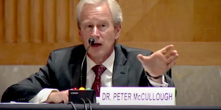 Dr Peter McCullough: “If He Didn’t Take a Vaccine He Would Be Alive Today”