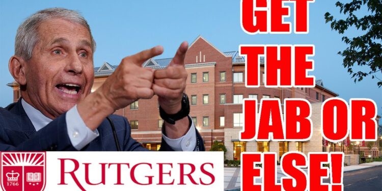 Rutgers University EXPELLING Students From School That REFUSE to Get the COVID Shot in 2023 – Children’s Health Defense and Students Sue (VIDEO)