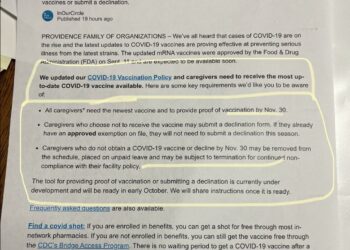 Providence Hospital’s Bold Move: Mandatory COVID Vaccines for Healthcare Workers – Risking Unpaid Leave and Termination for Non-compliance