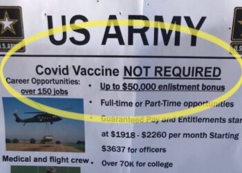 TOO LATE: US Army Removes COVID Vaccine Requirement for Recruits Following Historic Low in Recruitment Since 1973