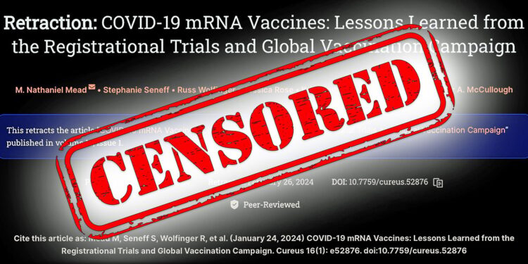 The Retraction of a Peer-Reviewed Study Critiquing the COVID-19 Vaccine: An Alarming Case of Scientific Censorship