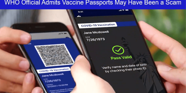 Statement from WHO Official Acknowledges Potential Concerns with Vaccine Passports